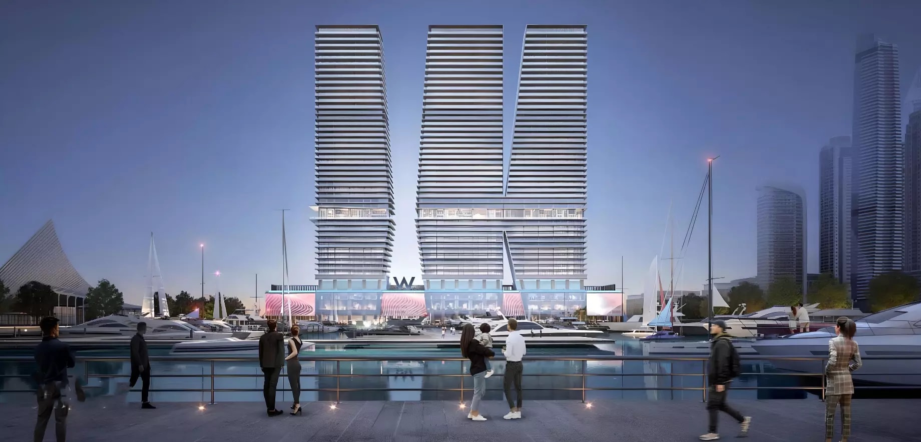 Impressie van W Residences Dubai Harbour By Arada, woningen van ARADA in Dubai Harbour, Dubai