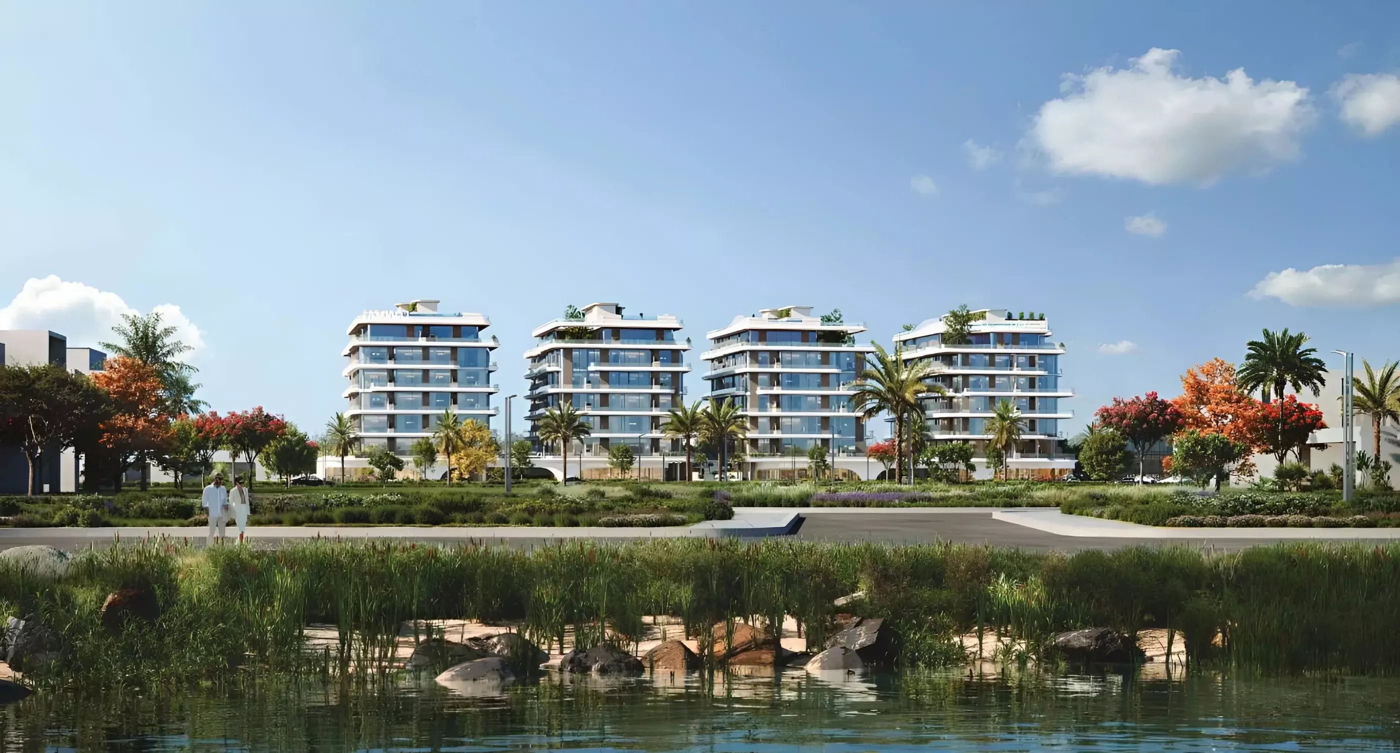 Impressie van Gate Eleven Residences, appartementen van Amwaj Development in Mohammed Bin Rashid City, Dubai