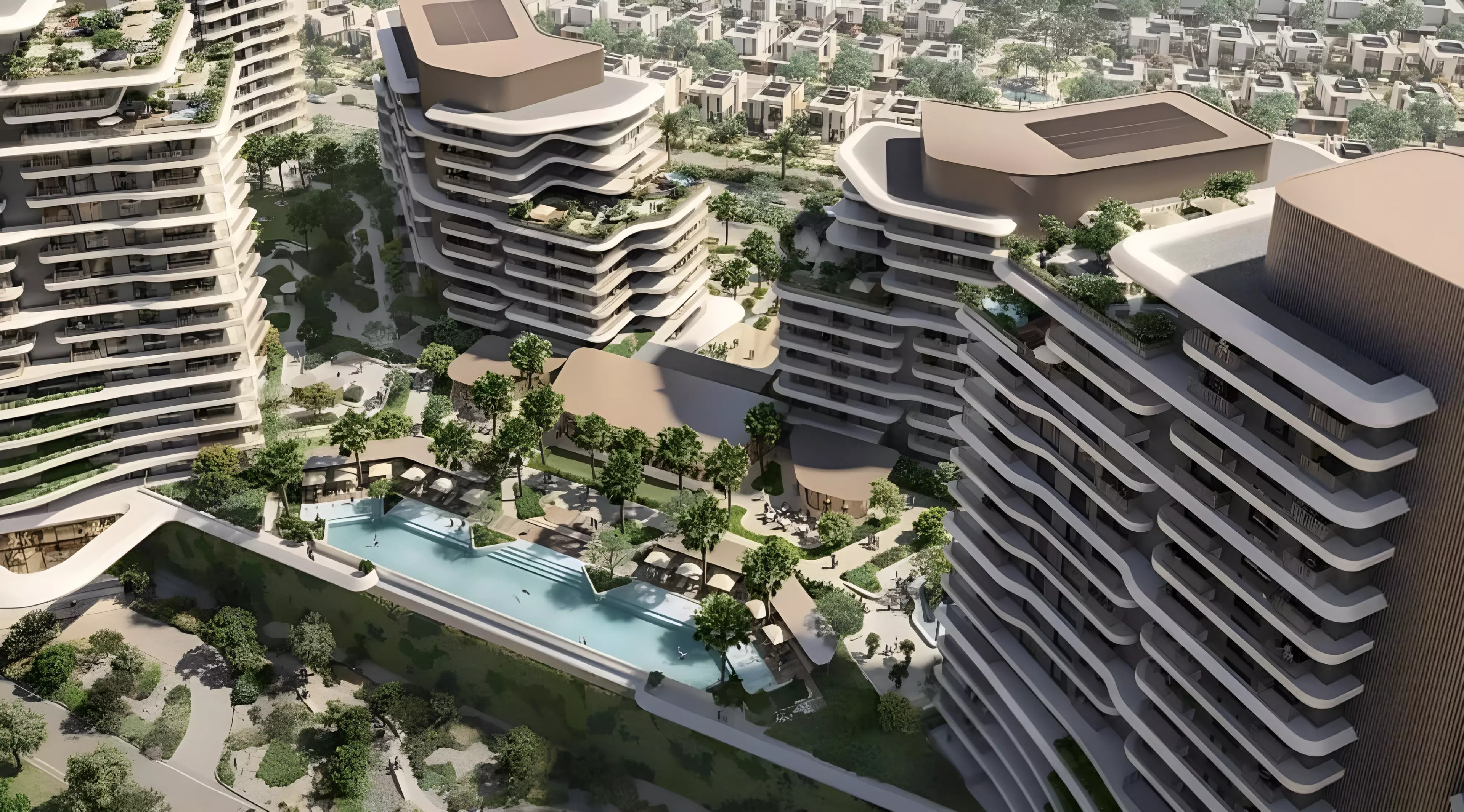 Impressie van Forest, appartementen van Aldar Properties in Haven By Aldar, Dubai