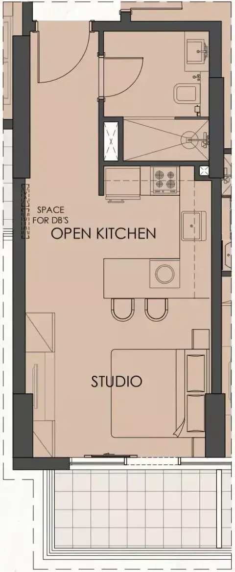 Plattegrond van Studio in Living Legends Phase 5