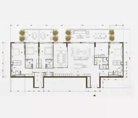 Plattegrond van 4 slaapkamers in Mag Keturah Reserve
