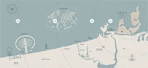 Arka Enclave Residences in Dubai Islands, Dubai, foto 2