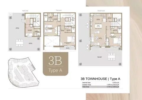 Plattegrond van 3 slaapkamers in Verdana Phase 2 By Reportage