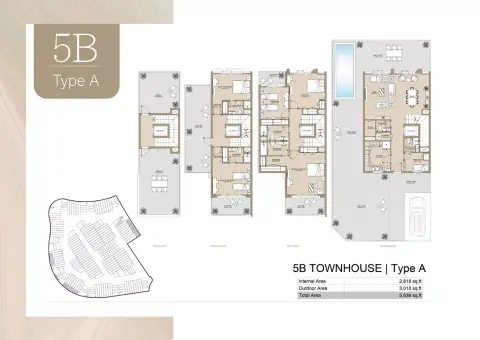 Plattegrond van 5 slaapkamers in Verdana Phase 2 By Reportage