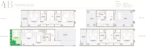 Plattegrond van 4 slaapkamers in Verdana By Reportage Real Estate