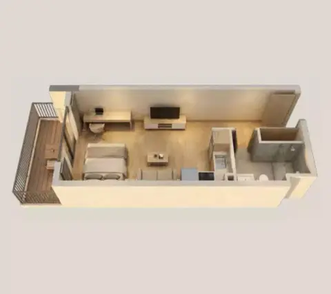 Plattegrond van Studio in Stories