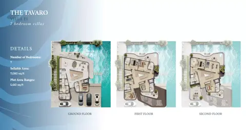 Plattegrond van 7 slaapkamers in Leos Royal