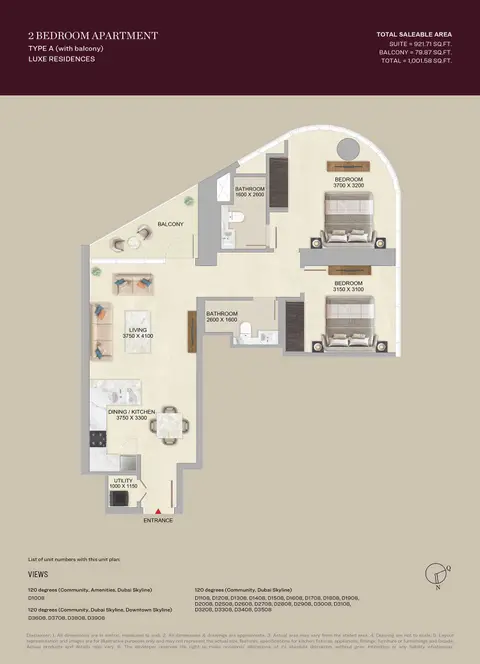 Skyvue Altier in Sobha Hartland 2, Dubai, foto 5