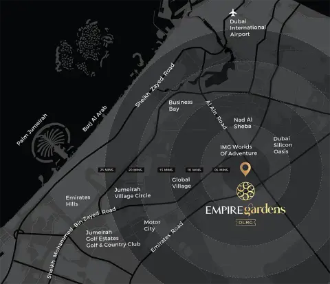 Empire Gardens in Dubai Land Residence Complex, Dubai, foto 2
