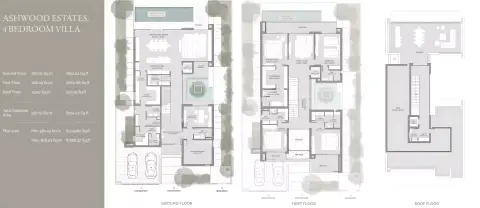Plattegrond van 4 slaapkamers in Ashwood Estates