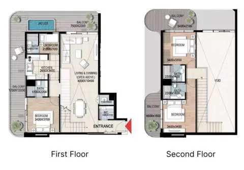 Plattegrond van 3 slaapkamers in Confident Preston