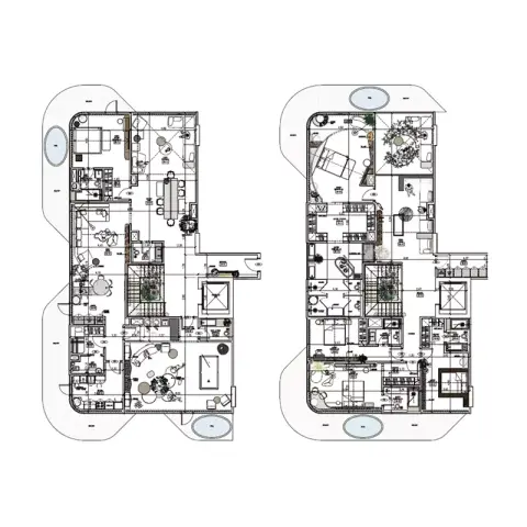 Plattegrond van 5 slaapkamers in Arya Residences