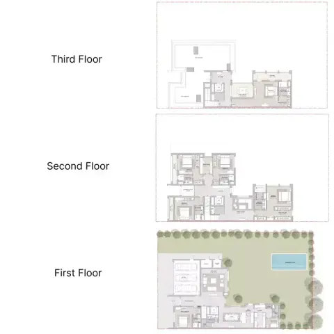 Plattegrond van 6 slaapkamers in Sobha Elwood