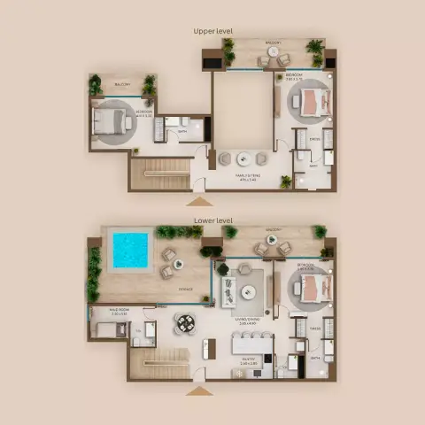 Plattegrond van 3 slaapkamers in Coventry Living