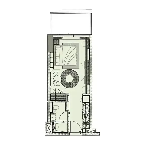 Plattegrond van Studio in Cove Edition 6