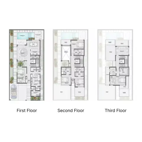 Plattegrond van 5 slaapkamers in Selora Residences