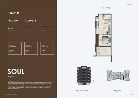 Plattegrond van Studio in Soul by Vision