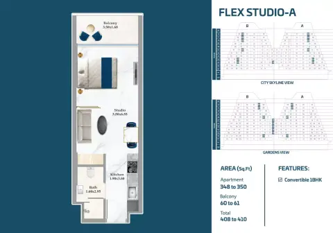 Plattegrond van Studio in Sparklz