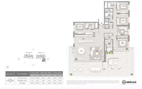 Plattegrond van 4 slaapkamers in City Walk Crestlane 2