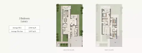 Plattegrond van 3 slaapkamers in Grand Polo Club and Resort