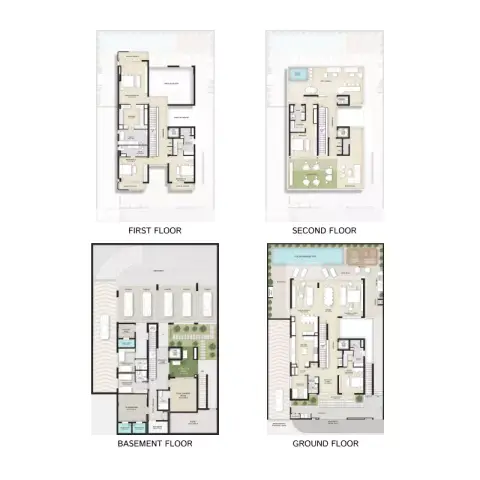 Plattegrond van 5 slaapkamers in Wellington Grand Villas