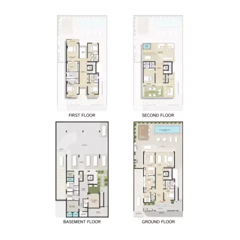 Plattegrond van 6 slaapkamers in Wellington Grand Villas