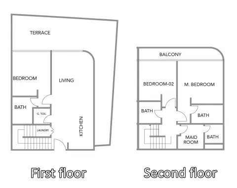 Plattegrond van 3 slaapkamers in Sunset Bay Phase 2