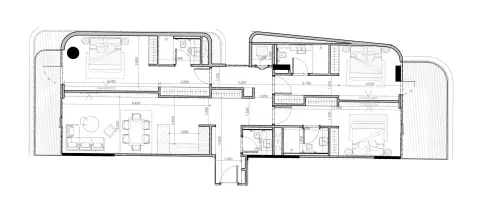 Plattegrond van 3 slaapkamers in Azizi Ruby