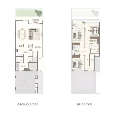 Plattegrond van 3 slaapkamers in Greenspoint