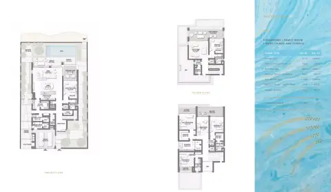 Plattegrond van 5 slaapkamers in Palm Jebel Ali - Frond A