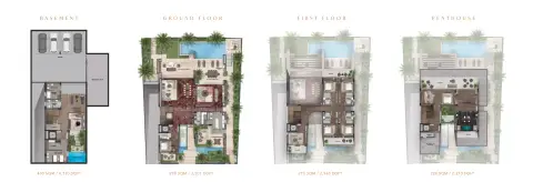 Plattegrond van 6 slaapkamers in Bo Monde