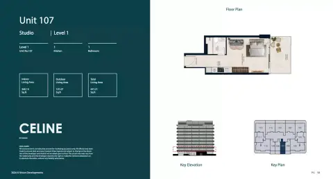 Plattegrond van Studio in Celine by Vision