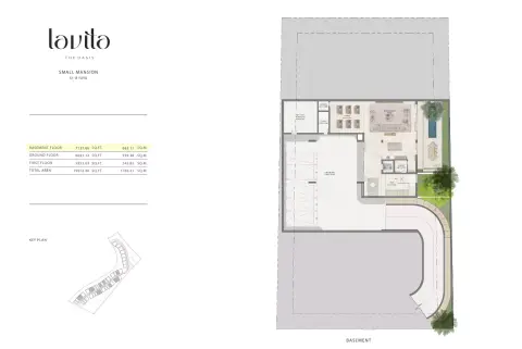 Plattegrond van 6 slaapkamers in Lavita The Oasis