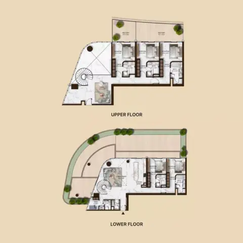 Plattegrond van 5 slaapkamers in SAAS Hills