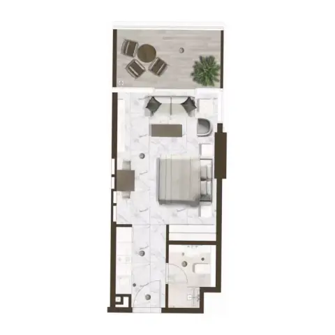 Plattegrond van Studio in Onda By Kasco