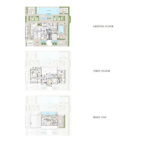 Plattegrond van 6 slaapkamers in SeaRenity K70