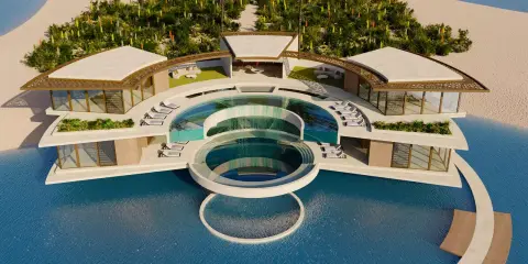 Amali Island in The World Islands, Dubai, foto 2