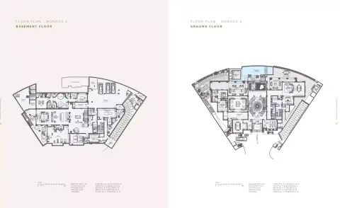 Plattegrond van 7 slaapkamers in Monaco Mansions