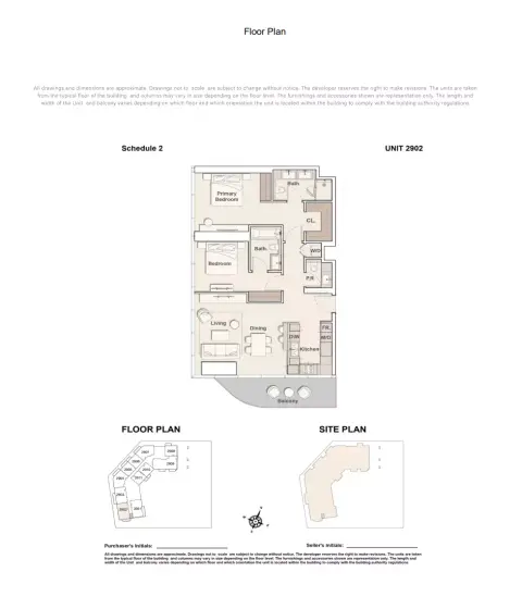 Plattegrond van 2 slaapkamers in Ellington Claydon House