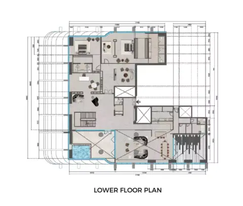 Plattegrond van 5 slaapkamers in Tiger Sky Tower
