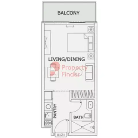 Plattegrond van Studio in 10 Oxford