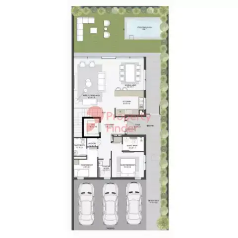 Plattegrond van 6 slaapkamers in Terra Golf Collection