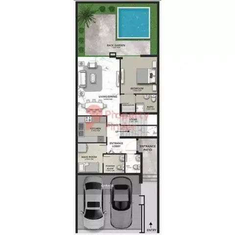 Plattegrond van 4 slaapkamers in Senses at The Fields