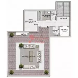 Plattegrond van 5 slaapkamers in Le Ciel