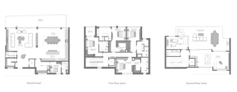 Plattegrond van 4 slaapkamers in LIV Waterside