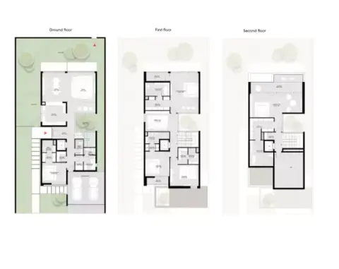 Plattegrond van 5 slaapkamers in Jouri Hills Phase 3 By Arada
