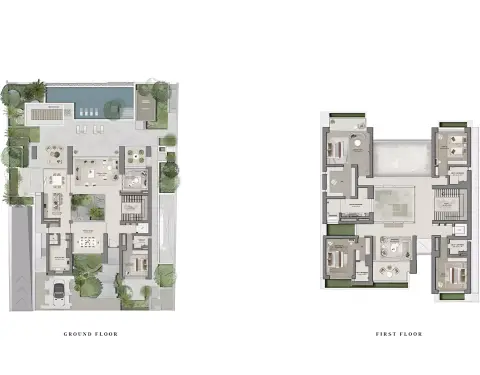 Plattegrond van 5 slaapkamers in The Wilds Moringa Mansions
