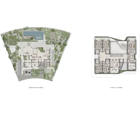 Plattegrond van 6 slaapkamers in The Wilds Moringa Mansions