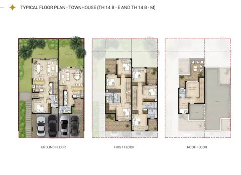 Plattegrond van 3 slaapkamers in GreenWoods