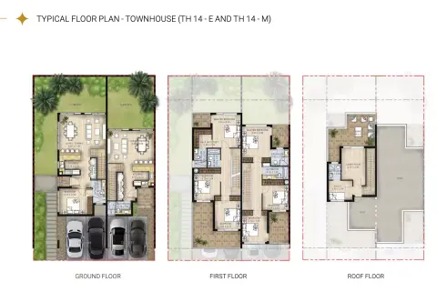 Plattegrond van 4 slaapkamers in GreenWoods